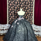 Stunning Prom Dress Strapless Embroidered Ball Gown Evening Dress Quinceanera Dress    D3014