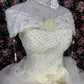 Cute Prom Dress Off Shoulder Ruffle Ball Gown Evening Dress Quinceanera Dress    D3015
