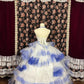 Pretty Prom Dress Halter Pleated Tulle Evening Dress Birthday Party Dress Ball Gown    D3020