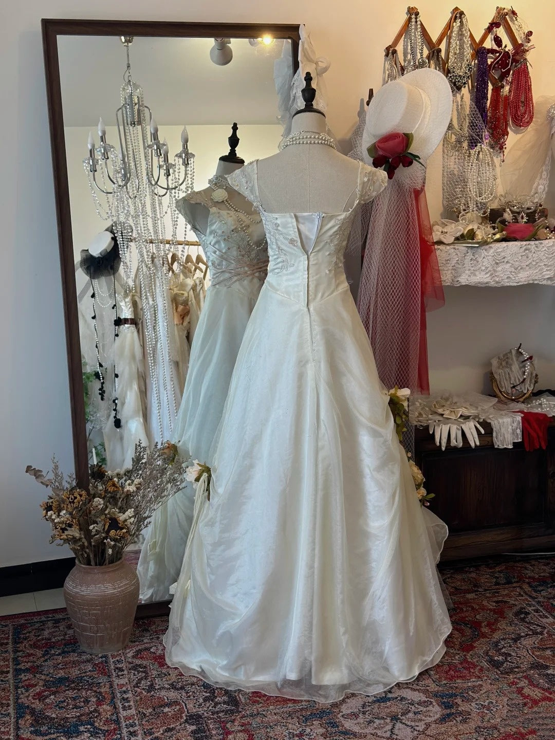 Charming Prom Dress A Line Square Neck Lace Gala Dress Evening Dress    D3026