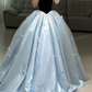 Stunning Prom Dress Sweetheart Pleated Ball Gown Evening Dress Sweet 16 Dress   D3028