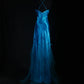 Gorgeous Prom Dress Blue V-neck Evening Dresses Birthday Party Dress Cocktail Dress D3036