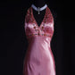 Charming Prom Dress A Line Halter Crystal Evening Dresses Birthday Party Dress Gala Dress D3037