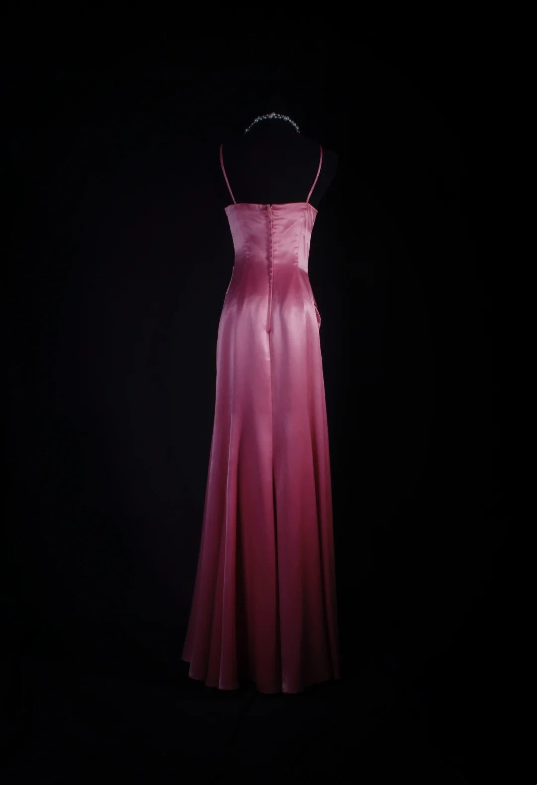 Pretty Prom Dress A Line Spaghetti Straps Pleated Evening Dresses Gala Dress D3038