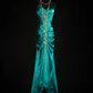 Gorgeous Prom Dress Halter Pleated Evening Dresses Gala Dress D3041