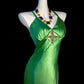 Charming Prom Dress Green V-neck Evening Dresses Gala Dress D3043