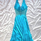 Charming Prom Dress Halter Pleated Evening Dresses Gala Dress Party Dress D3047