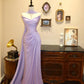 Elegant Prom Dress V-neck Pleated Mermaid Evening Dress Gala Dress        D3060