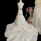 Charming Prom Dress Strapless Pleated Tiered Mermaid Evening Dress Gala Dress        D3063