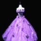 Stunning Prom Dress Purple Strapless Evening Dress Sweet 16 Dress Ball Gown    D3069