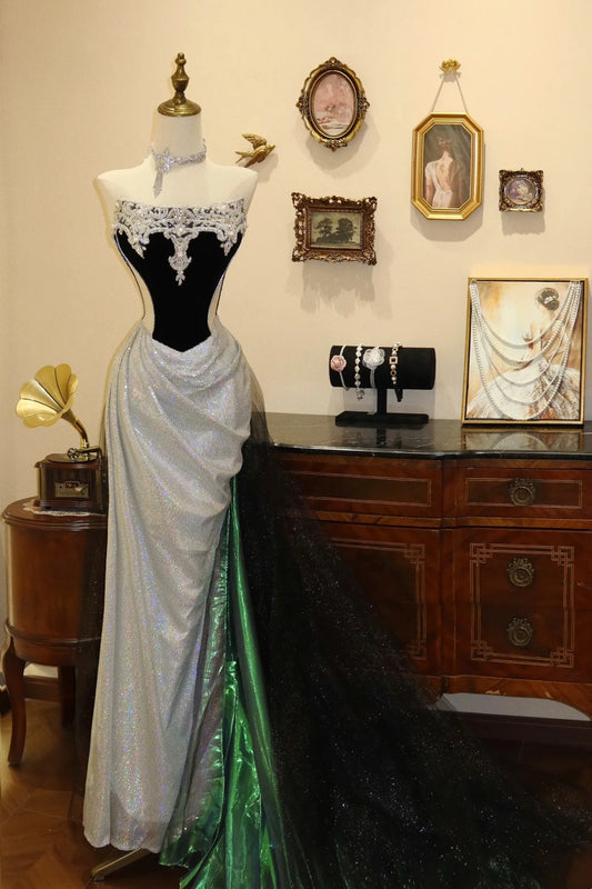 Gorgeous Prom Dress Strapless Pleated Evening Dress Gala Dress   D3083