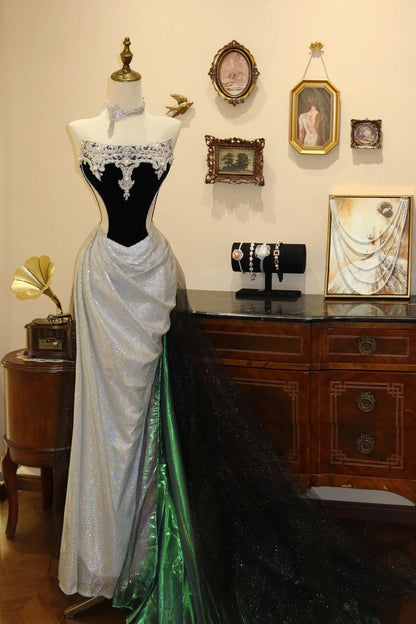 Gorgeous Prom Dress Strapless Pleated Evening Dress Gala Dress   D3083