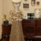 Charming Prom Dress Strapless Pleated Flower Evening Dress Gala Dress  D3084