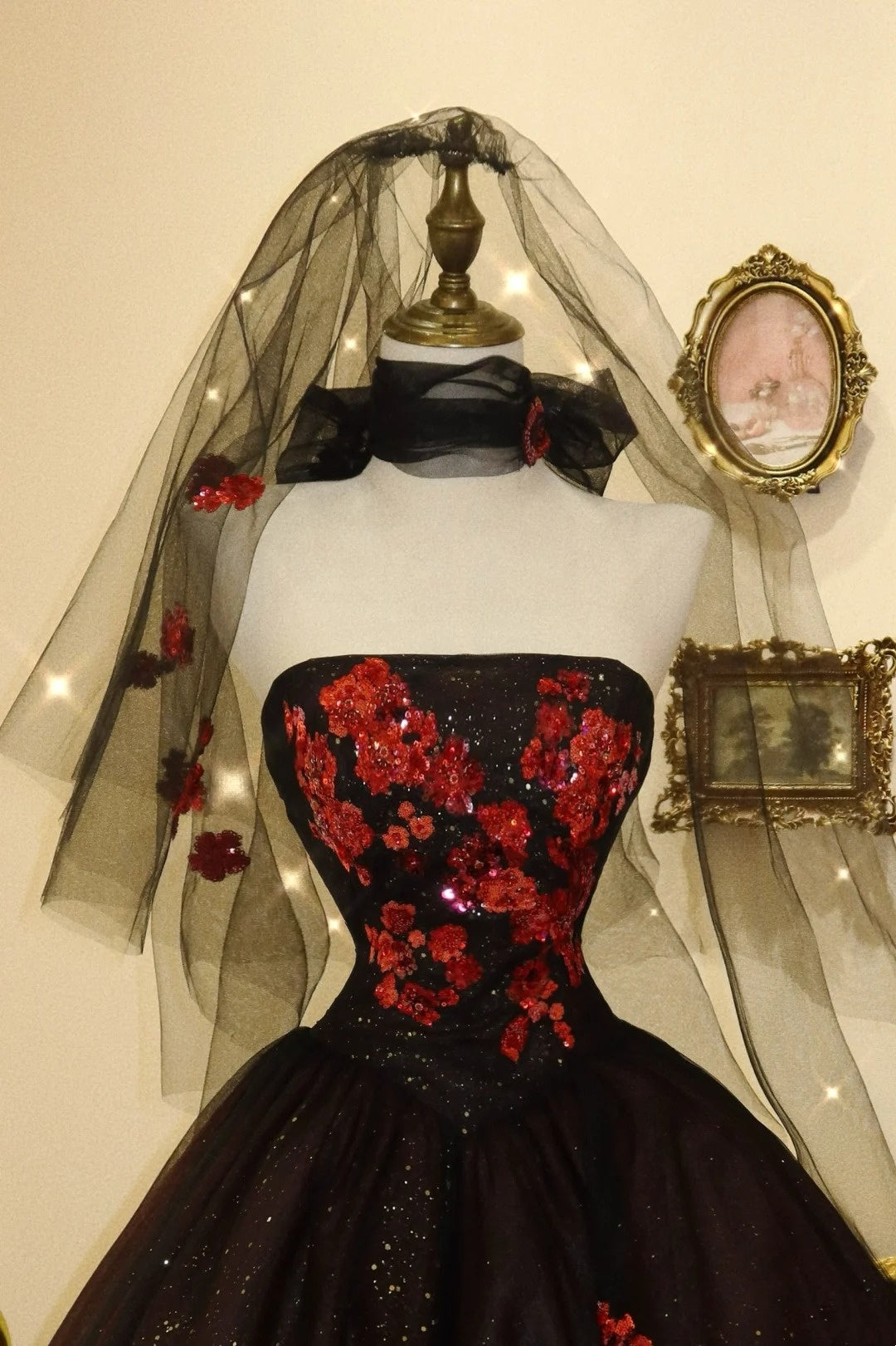 Gorgeous Prom Dress Strapless Flower Ball Gown Evening Dress Birthday Party Dress  D3085