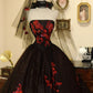 Gorgeous Prom Dress Strapless Flower Ball Gown Evening Dress Birthday Party Dress  D3085