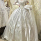 Gorgeous V-neck Long Sleeve Wedding Dress D3089