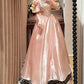 Sweet Prom Dress Light Pink V-neck Pearl Birthday Party Dress Evening Dress Dancing Dress D3090