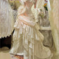 Charming Prom Dress Strapless Pleated Tiered Birthday Party Dress Evening Dress  D3091