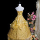 Süßes Ballkleid Spaghettiträger Plissee Ballkleid Abendkleid Quinceanera Kleid D3103