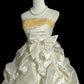 Pretty Strapless Beading Pleated Wedding Dress D3110