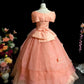 Beauty Prom Dress Off Shoulder Pleated Evening Dress Sweet 16 Dress Ball Gown   D3112