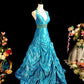 Stunning Prom Dress A Line Halter Pleated Evening Dress Gala Dress Birthday Party Dress   D3114