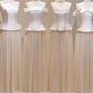 Pretty A Line Tulle Long Bridesmaid Dress  D3125
