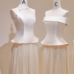 Pretty A Line Tulle Long Bridesmaid Dress  D3125