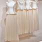 Pretty A Line Tulle Long Bridesmaid Dress  D3125
