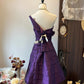 Elegant Homecoming Dress A Line One Shoulder Pleated Short Prom Dress Evening Dress Cocktail Dress   D3128
