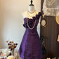 Elegant Homecoming Dress A Line One Shoulder Pleated Short Prom Dress Evening Dress Cocktail Dress   D3128