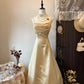 Charming Prom Dress A Line Spaghetti Straps Pleated Gala Dress Evening Dress   D3129
