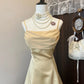 Charming Prom Dress A Line Spaghetti Straps Pleated Gala Dress Evening Dress   D3129