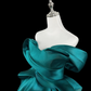 Beauty Ballkleid Asymmetrischer Ausschnitt Plissee Abendkleid Ballkleid D3153