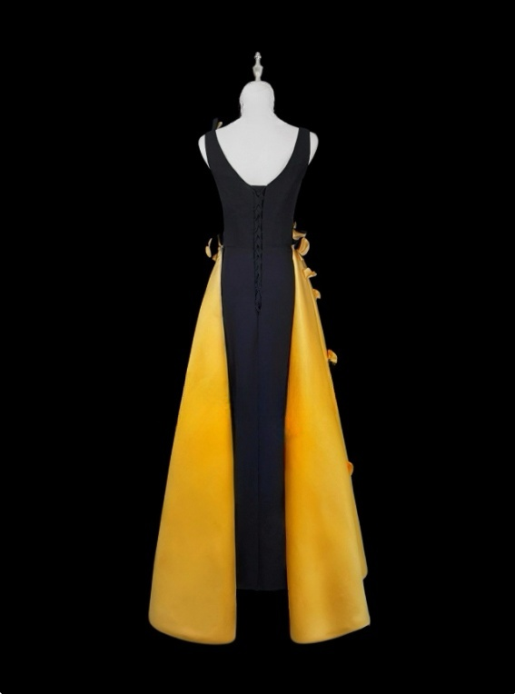 Beauty Prom Dress Straps Pleated Evening Dresses Gala Dress D3158