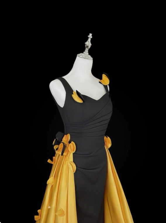 Beauty Prom Dress Straps Pleated Evening Dresses Gala Dress D3158