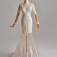 Elegant Long Sleeve Lace Mermaid Wedding Dress D3159