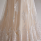 Elegant A Line Strapless Long Sleeve Pleated Wedding Dresss D3160