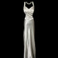 Pretty Prom Dress Straps Pleated Long Prom Dress Evening Dress Gala Dress D3168
