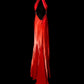 Sexy Prom Dress Red V-neck Backless Pleated Long Prom Dress Evening Dress Gala Dress  D3169