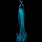 Elegant Prom Dress V-neck Pleated Long Prom Dress Evening Dress Birthday Party Dress  D3172