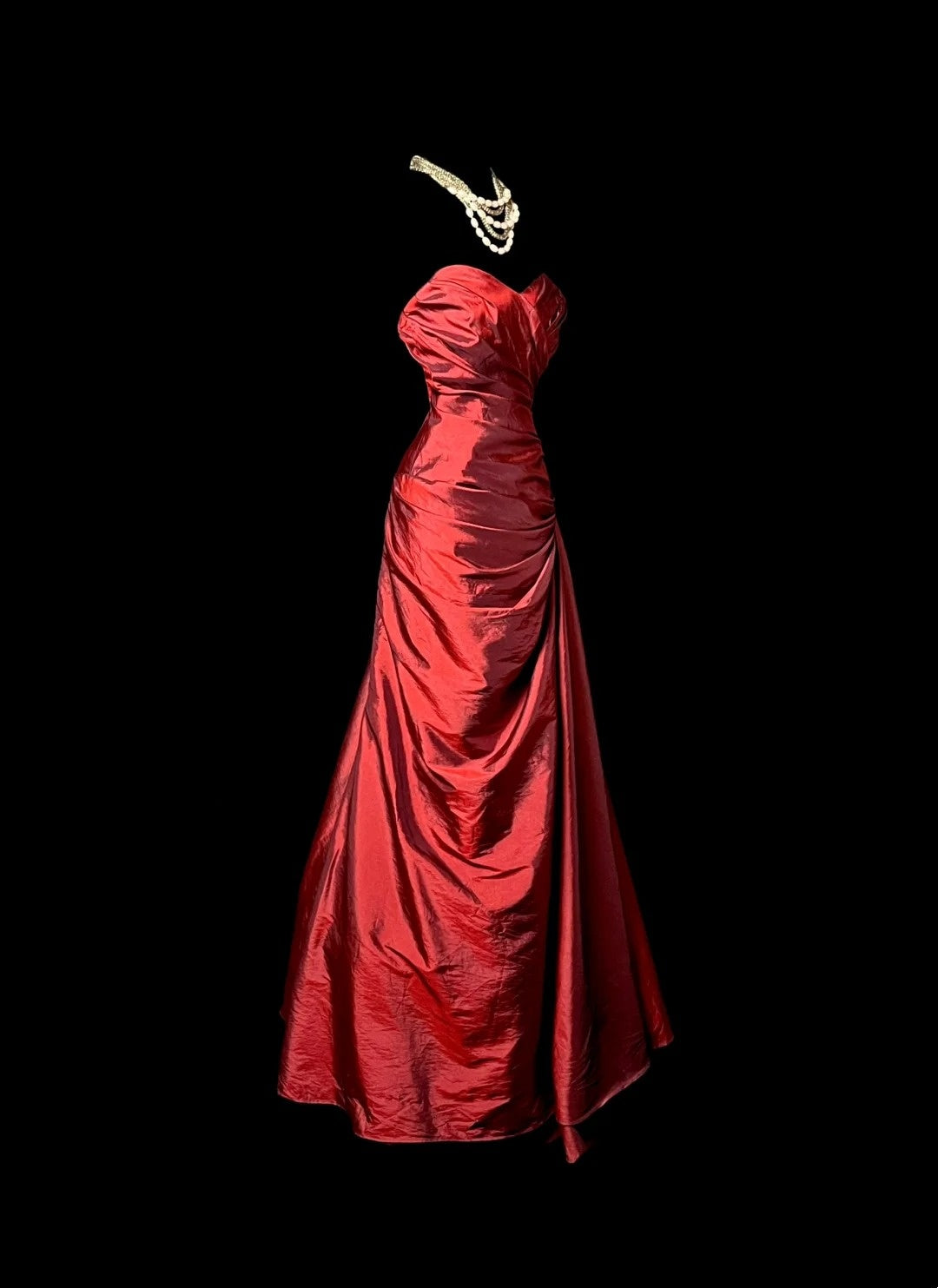 Charming Prom Dress A Line Sweetheart Pleated Long Prom Dress Birthday Party Dress D3173
