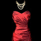 Charming Prom Dress A Line Sweetheart Pleated Long Prom Dress Birthday Party Dress D3173