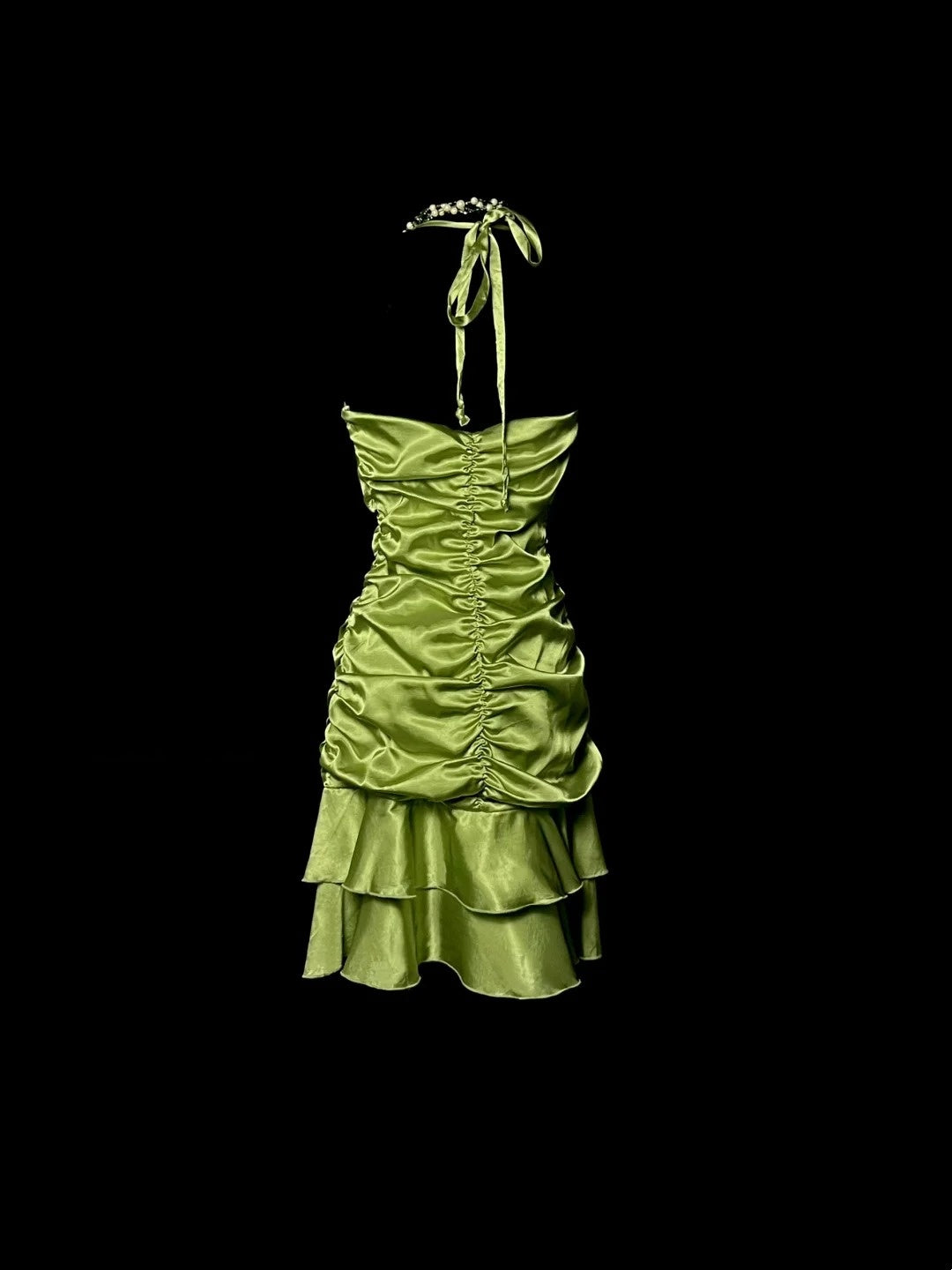 Beauty Homecoming Dress Halter Pleated Short Prom Dress Birthday Party Dress Cocktail Dress   D3174