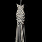 Stunning Prom Dress V-neck Pleated Long Mermaid Prom Dress Birthday Party Dress D3176