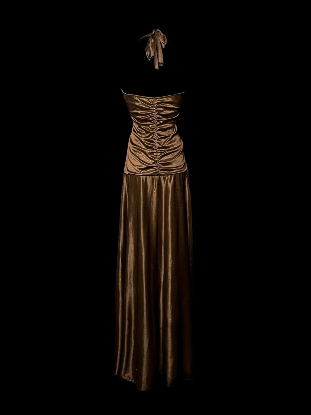 Gorgeous Prom Dress Halter Pleated Asymmetrical Hem Long Prom Dress Evening Dress   D3177