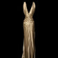 Gorgeous Prom Dress V-neck Pleated Long Prom Dress Evening Dress Birthday Party Dress  D3178