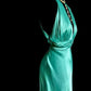 Beauty Prom Dress Halter Pleated Long Mermaid Prom Dress Evening Dress Party Dress  D3180