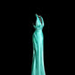 Beauty Prom Dress Halter Pleated Long Mermaid Prom Dress Evening Dress Party Dress  D3180