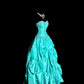 Hübsches Ballkleid mit herzförmigem Ausschnitt, Plissee, Ballkleid, Abendkleid, Quinceanera-Kleid D3198